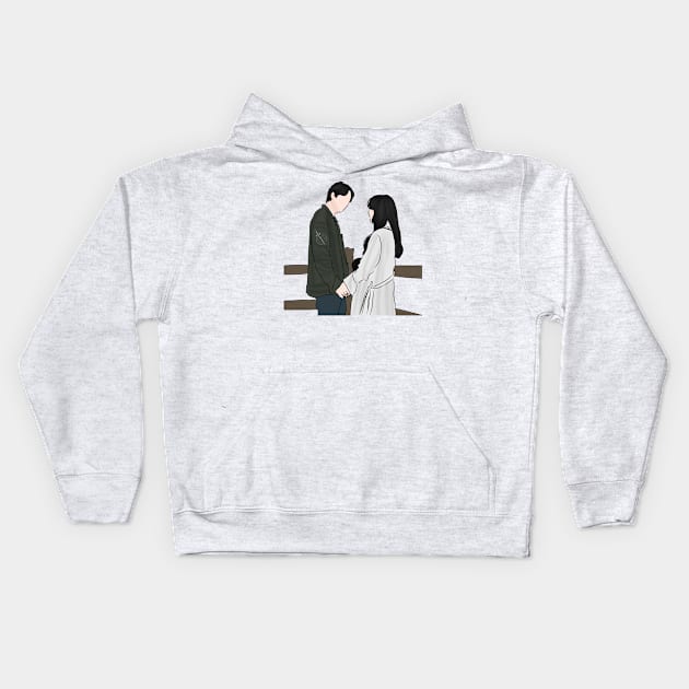 Tell Me That You Love Me Korean Drama Kids Hoodie by ArtRaft Pro